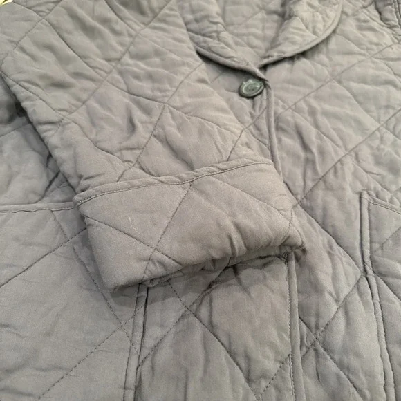 Free People Women's XS Oversized Gray Quilted Happy Day Dreamer Jacket - Picture 11 of 13